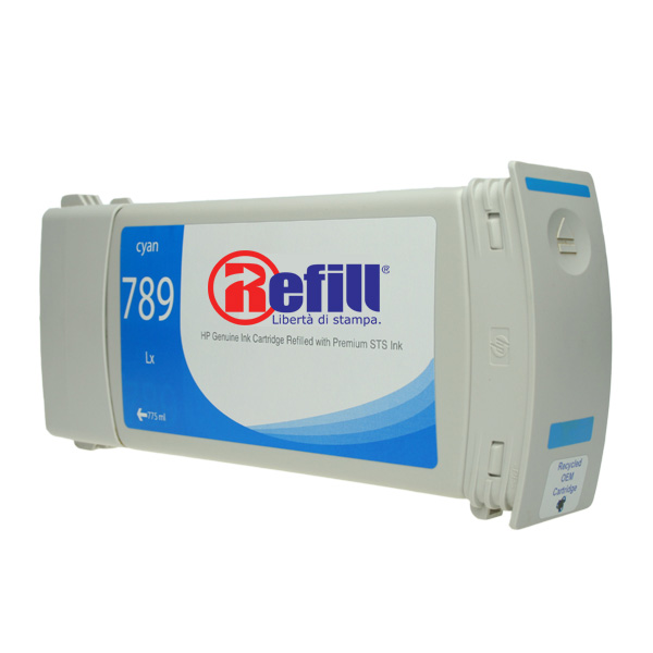 Cartuccia di ricambio color ciano 789C Hewlett Packard CARTUCCE INKJET